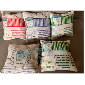 Tooth Pillow | Visions Fulfilled LLC