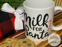 Load image into Gallery viewer, Milk For Santa 110z Mug (with cookies) | Visions Fulfilled
