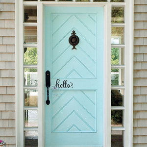 hello. Door Decal | Visions Fulfilled