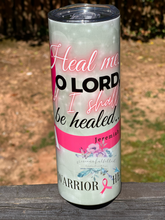 Load image into Gallery viewer, Heal...Breast Cancer Awareness 20oz Tumbler | Visions Fulfilled
